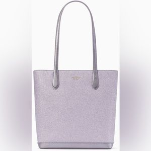 BNWT PURPLE GLITTER KATE SPADE TOTE